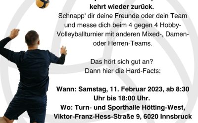 Samstag, 11. Februar – 4×4 Pandas Open Mixed Turnier