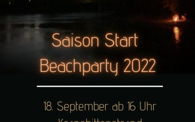 Saison Start Beachparty 2022